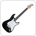 schwarz wei&szlig;e E-Gitarre